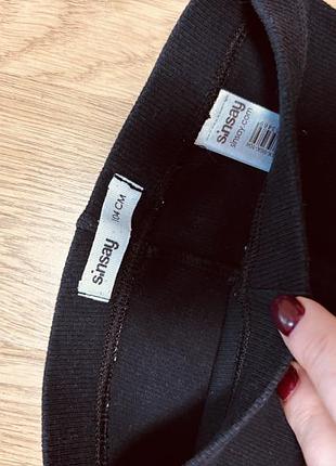 Лосини чорні легенси лосинки рубчик 2