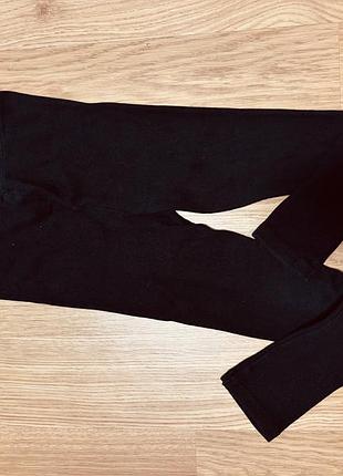 Лосини чорні легенси лосинки рубчик 3