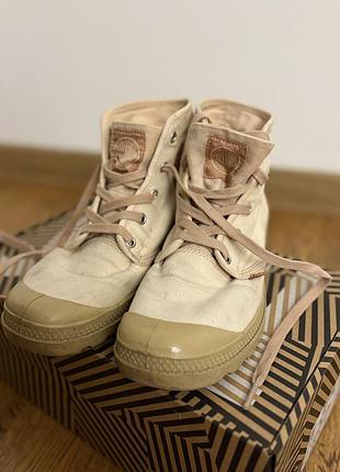 Черевики palladium pampa hi оригінал на шнурівці рожеві 39 розмір