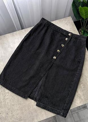 Джинсова спідниця на ґудзиках t о p s h о p