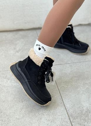 Теплые зимние кроссовки для девочки