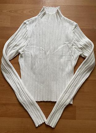 Гольфик-лонг в товстий рубчик