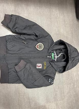 Куртка чорна для хлопчика , 18-24 міс, 90см