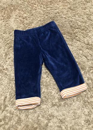 Теплі дитячі штани на 3-6 місяців