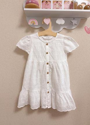 Сукня з рюшами з перфорацією 74 6-9 міс primark