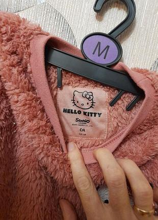 Джемпер, кофта тепла hello kitty, c&amp;a 98-104см. стан нової. 10
