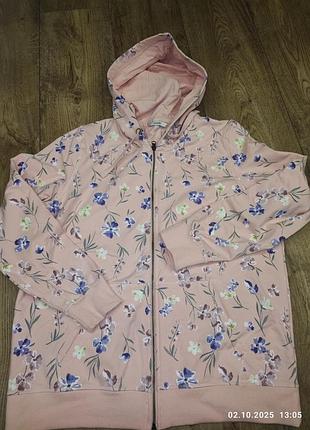 Женская толстовка на замке размер 50-52