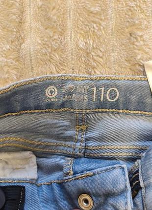 Джинсовые шорты для девочки, размер 110 3