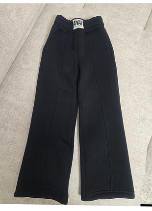 Штаны палаццо теплые