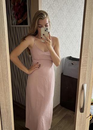 Платье от stimma розовое платье, платье миди