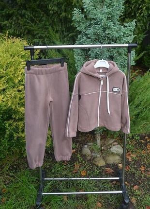 Флисовый костюм с брюками