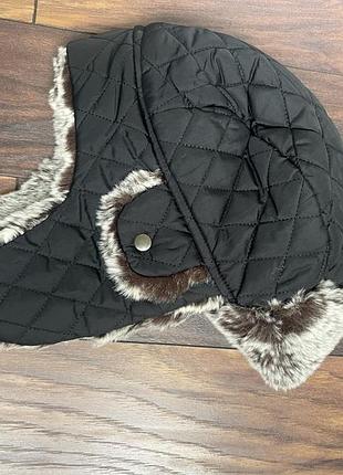 Шапка ушанка f&f