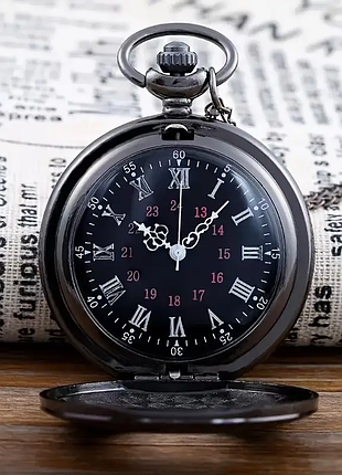 Старинные карманные часы  большим римскими цифрами