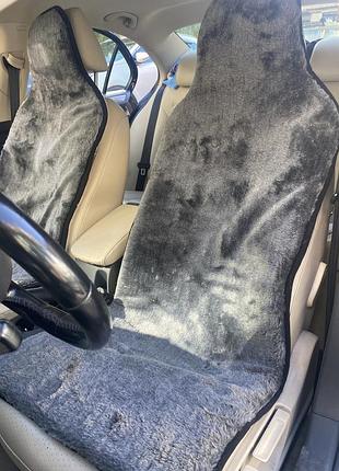 Авто чехол з накидка натуральної шерсті