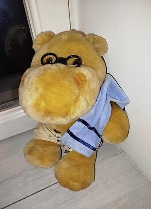 Мягкая игрушка бегемотик