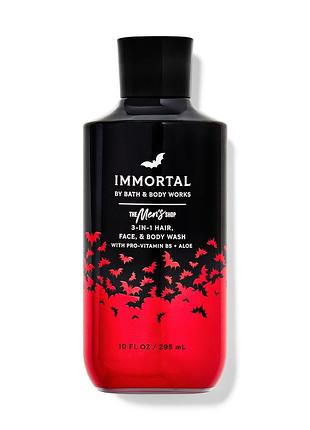 Чоловічий гель для душу 3-в-1 bath and body works immortal
