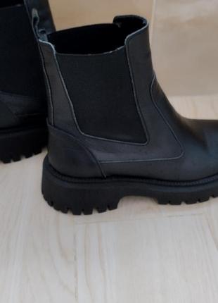 Кожаные ботинки челси, 36-37 размер