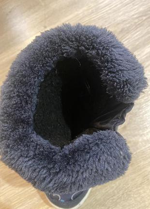 Теплі чобітки для дівчинки 26р. 16см 4