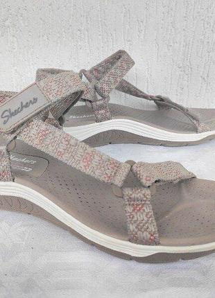 Брендовие текстильние босоножки skechers outdoor lifestyle р.40