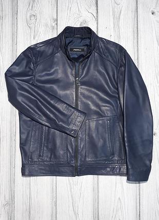 Шкіряна куртка lagerfeld розмір 52 (xl)
