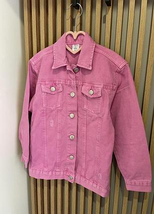 Джинсовий піджак на дівчинку 7-8 років 132 см