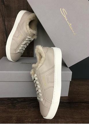 Зимові кросівки santoni,розмір 37