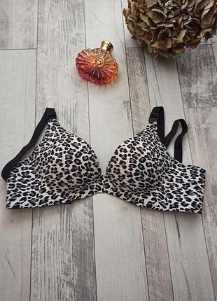 Бесшовный бюстгальтер с двойным push up,75b