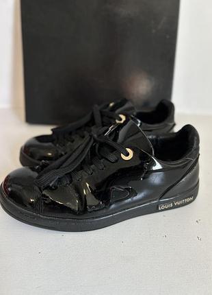 Кеды lv , не оригинал . лакированые 36р
