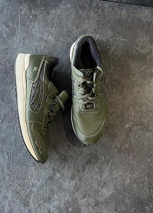 Чоловічі зимові шкіряні кросівки від asics кольору