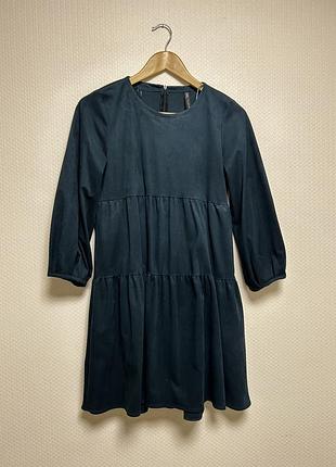 Платье замша , размер s  zara