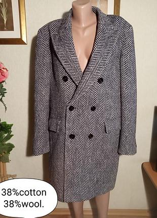 Пальто cotton, wool.