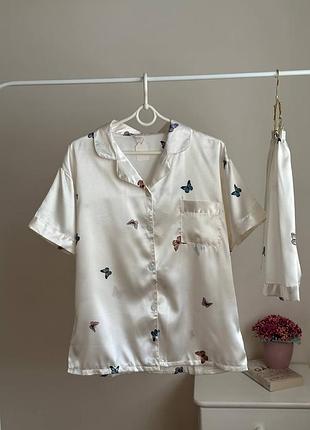 Пижама с принтом бабочки