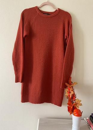 Теплое платье на 44 размер