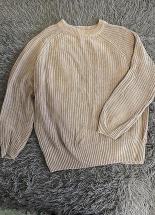 Светр крупна вʼязка,колір мокко,стан ідеальний