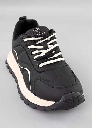 Кроссовки женские байка 593133 черные