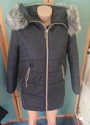 Курточка зимняя удлиненная