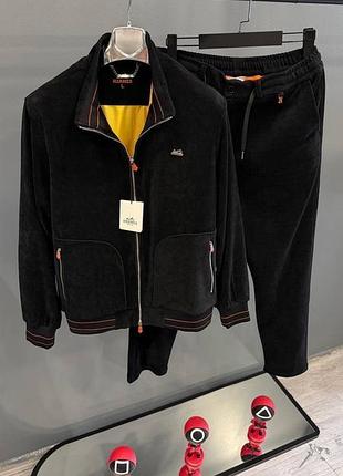 Чоловічий люксовий спортивний костюм з вельвету н•е•r•m•е•s