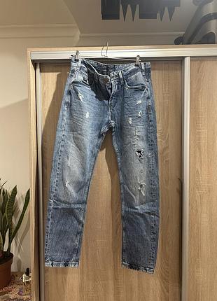 Джинси cropp з дірками