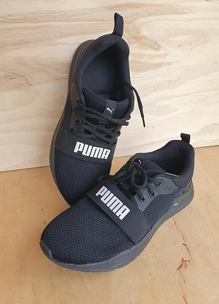 Чоловічі кросівки для бігу puma wired run 37301501 40,5 (8) 26 см puma black-puma white