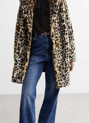 Шуба з екохутра zara екошуба тедді штучна шуба