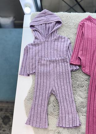 Костюм кофта штани кльош для дівчинки 6-9 місяці 74 см