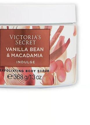 Скраб для тела victoria’s secret vanilla bean & macadamia 368 мл