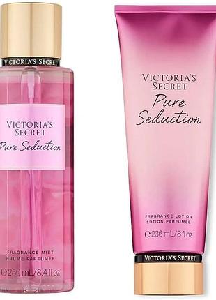 Набор victoria's secret pure seduction спрей 250 мл + лосьйон 236 мл