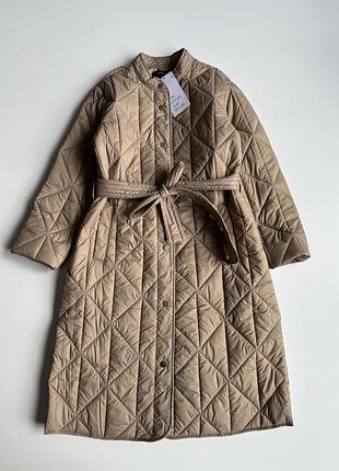 Куртка пальто подовжена стьобана sinsay