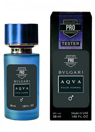 Bvlgari aqva pour homme тестер pro мужской 58 мл