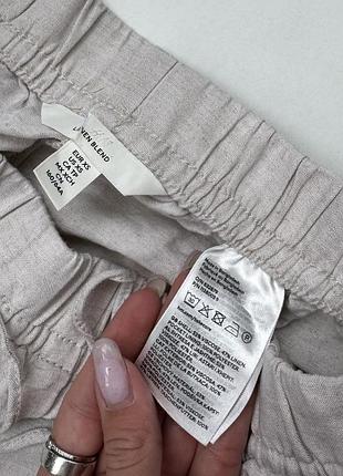 Штани лляні h&m 6