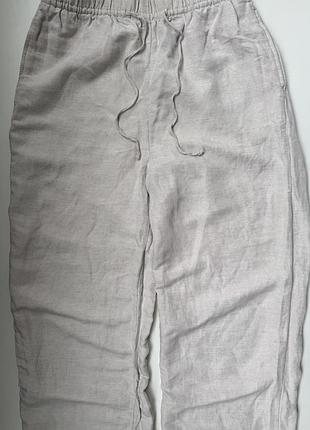 Штани лляні h&m 5