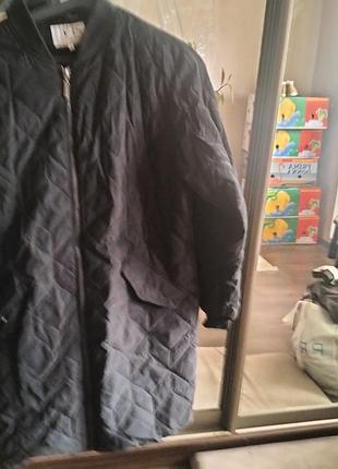 Пуховик удлиненный,размер л