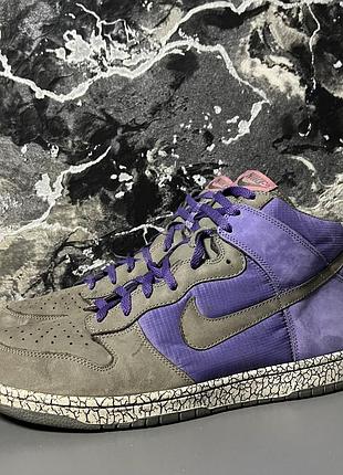 Кросівки чоловічі nike dunk high earthquake varsity purple vintage 47.5р