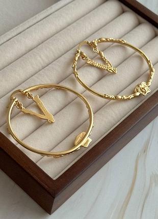 Сережки версаче люкс 6